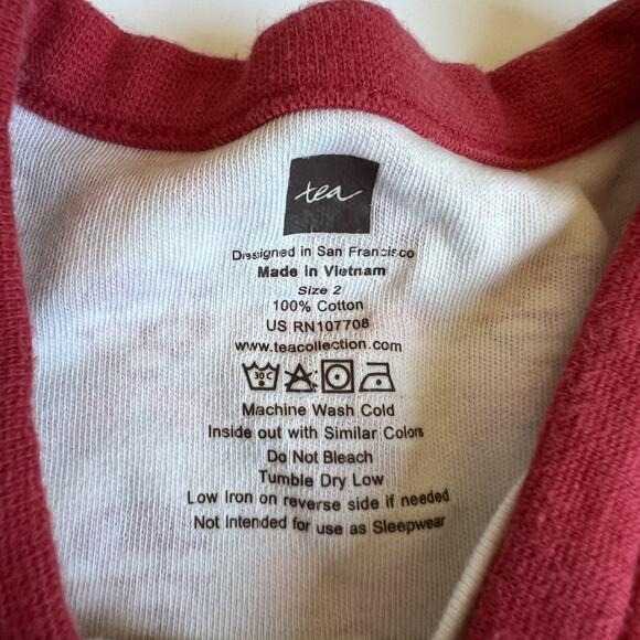 Tea Collection Banded Long Sleeve Dress - Picture 8 of 8